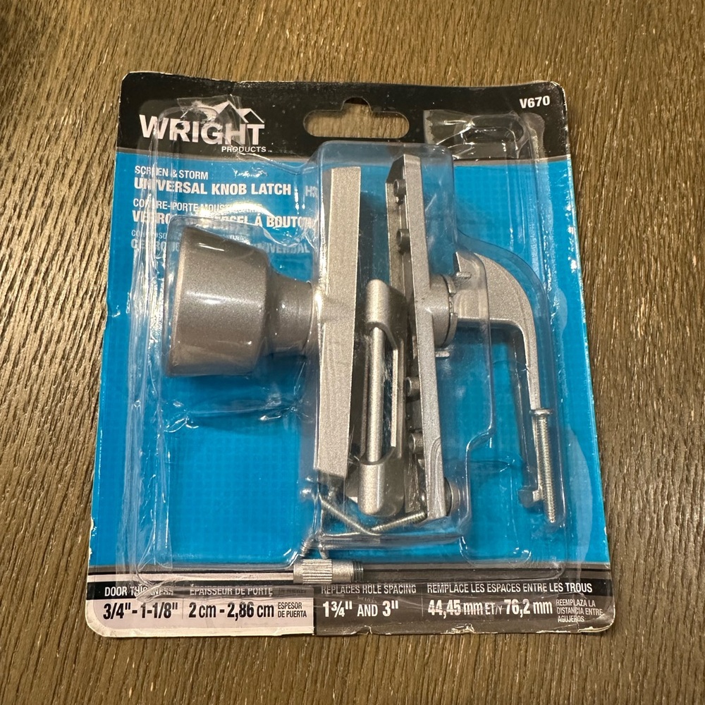 ▪️Wright Universal knob latch